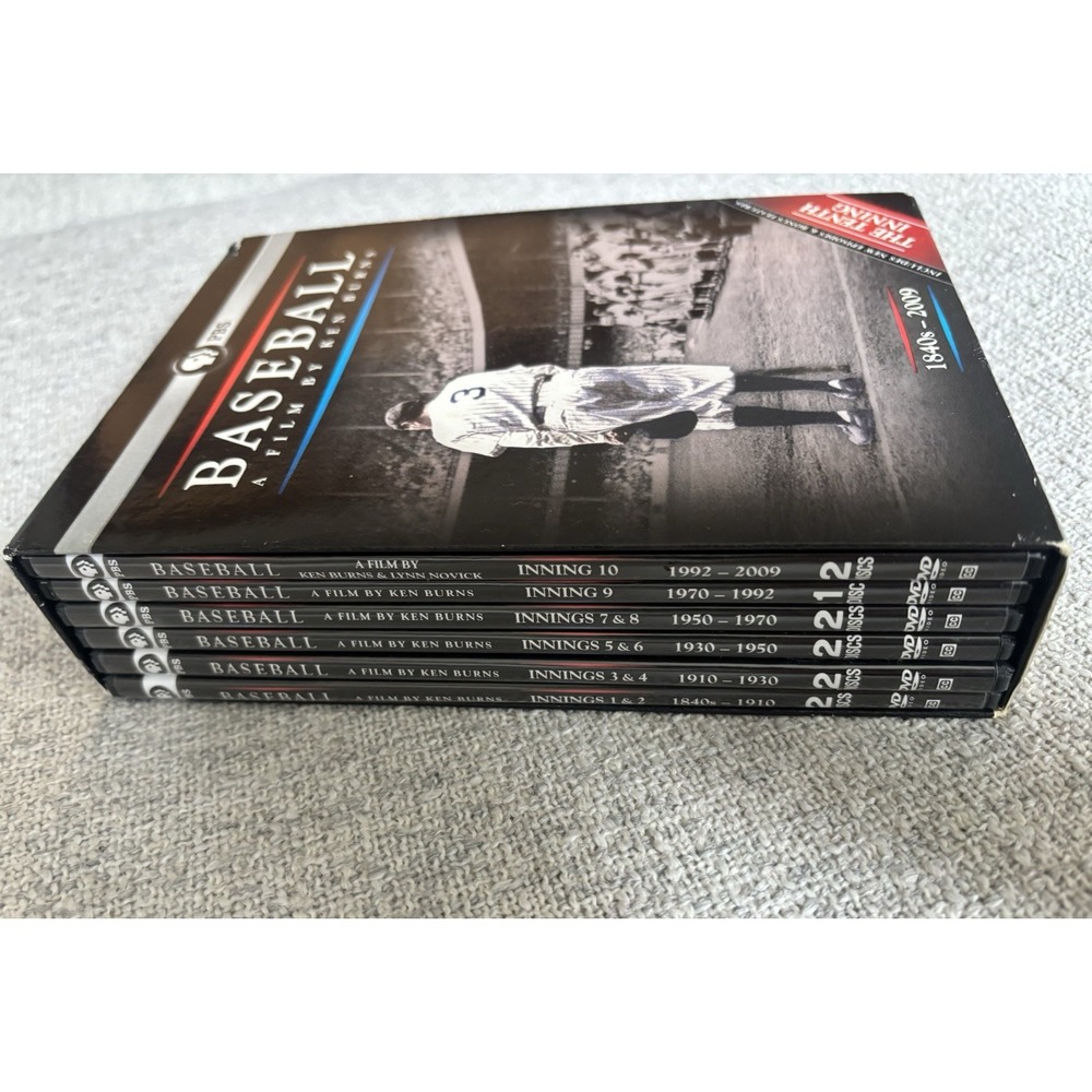 Baseball: A Film by Ken Burns Includes 10th Inning DVD Set 11 Discs PBS Films - Picture 2 of 13